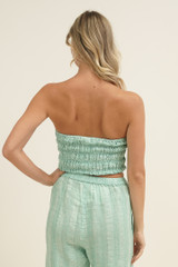 Reggie Tube Top Cascade Green Combo
