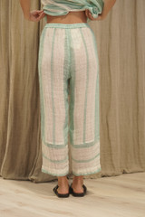 Tami Pants Cascade Green Stripey