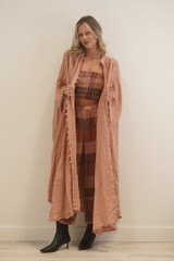 Donna Dress Cameo Brown Check
