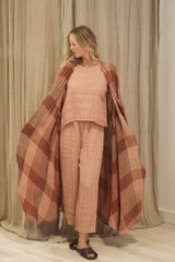 Donna Dress Cameo Brown Check
