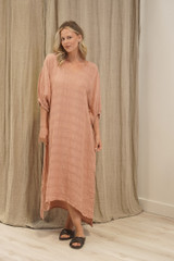 Rosa Kaftan Cameo Brown Check