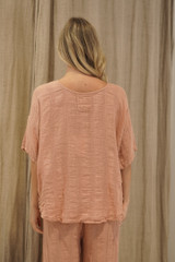 Barbara Top Cameo Brown Check/Combo