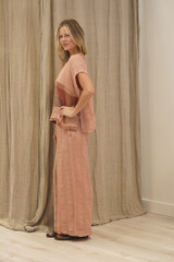 Milia Box Top Cameo Brown Check/Combo