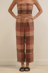 Tami Pants Cameo Brown Check