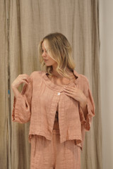 Chloe Jacket Cameo Brown Check