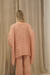 Carmen Cardigan Cameo Brown Check