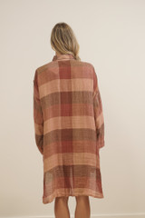 Gia Shirt Dress Cameo Brown Combo