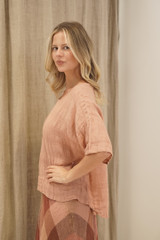 Barbara Top Cameo Brown Combo