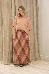 Barbara Top Cameo Brown Combo