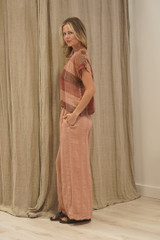 Carina Box Top Cameo Brown Combo