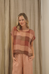 Carina Box Top Cameo Brown Combo