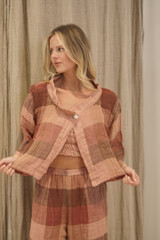 Chloe Jacket Cameo Brown Combo