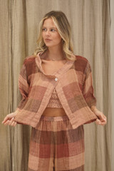 Chloe Jacket Cameo Brown Combo