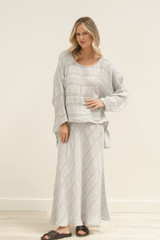 Valentina Top Top Lemon Sorbet Multi Stripes