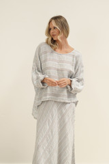 Valentina Top Top Lemon Sorbet Multi Stripes