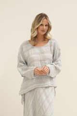 Valentina Top Top Lemon Sorbet Multi Stripes