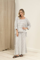 Valentina Top Top Lemon Sorbet Multi Stripes