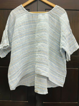 Barbara Top Lemon Sorbet Multi Stripes