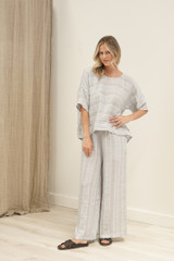 Barbara Top Lemon Sorbet Multi Stripes