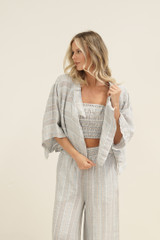 Chloe Jacket Lemon Sorbet Multi Stripes