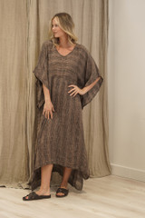 Erika Oversized Kaftan Toasted Earth Combo