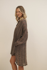 Gia Shirt Dress Toasted Earth Combo