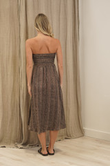 Masie Linen Skirt Toasted Earth Combo