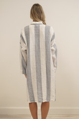 Giana Shirt Dress Corn Blue Stripe