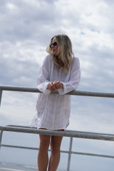 Abbey One Pocket Tunic White Combo