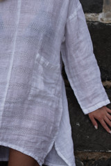 Abbey One Pocket Tunic White Combo