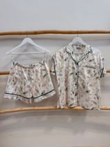 Ivy Short PJ Set Eucalyptus