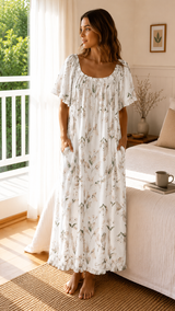 Celeste Long Dress Eucalyptus