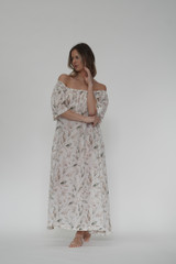 Celeste Long Dress Eucalyptus