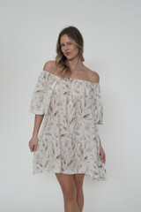 Celeste Short Dress Eucalyptus