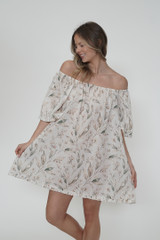 Celeste Short Dress Eucalyptus