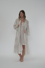 Willow Kimono Eucalyptus Stripes