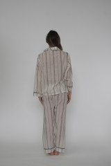 Harper Long PJ Set Eucalyptus Stripes