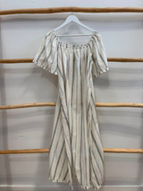 Celeste Long Dress Eucalyptus Stripes