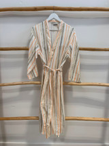 Willow Kimono Soft Bloom Stripes