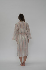 Willow Kimono Soft Bloom Stripes