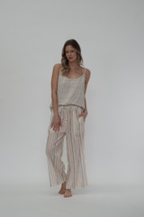 Eden Lounge Pants Soft Bloom Stripes
