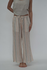Eden Lounge Pants Soft Bloom Stripes