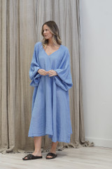 Elwin Midi Dress Coastal Blue