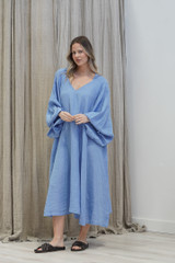 Elwin Midi Dress Coastal Blue