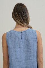 Mirabella Sleeveless Top  Coastal Blue
