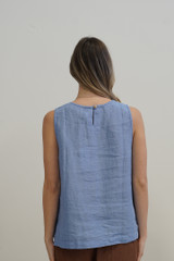Mirabella Sleeveless Top  Coastal Blue