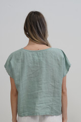 Carina Box Top Seafoam