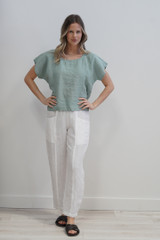 Carina Box Top Seafoam