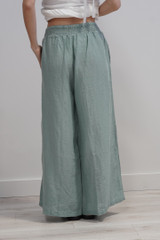 Mia Linen Pants Seafoam