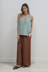 Mirabella Sleeveless Top Seafoam